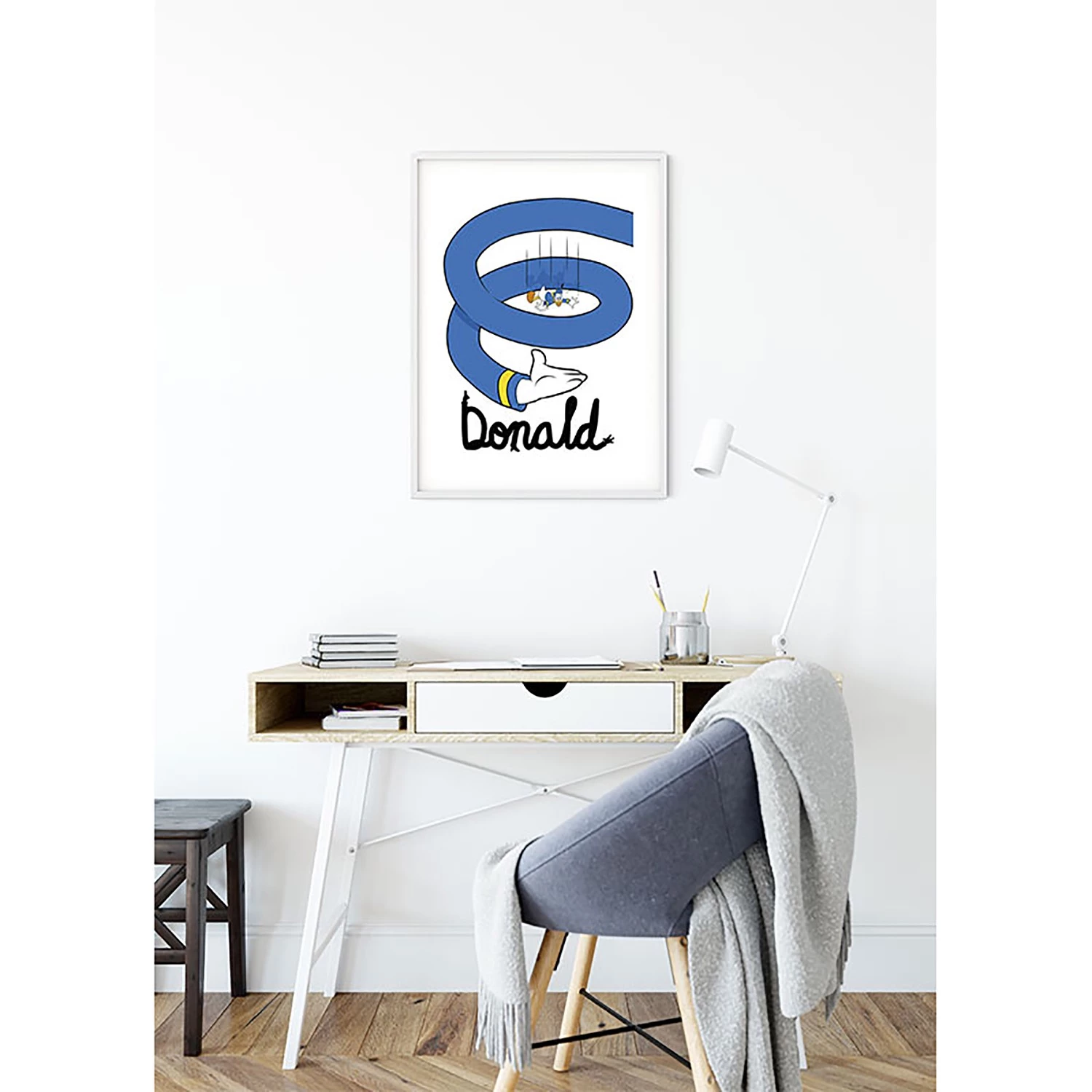 Komar Tableau déco Donald Duck Spiral - Multicolore - Papier - 50 x 70 cm 3 Komar Tableau déco Donald Duck Spiral - Multicolore - Papier - 50 x 70 cm – Image 3