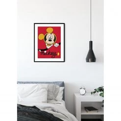 Komar Tableau déco Mickey Magnifying Glass - Multicolore - Papier - 50 x 70 cm -Décorations murales enfant Soldes 1000326005 220125 1504320020 MOOD DETAILS P000000001000326005 mood