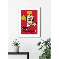 Komar Tableau déco Mickey Magnifying Glass - Multicolore - Papier - 50 x 70 cm -Décorations murales enfant Soldes 1000326005 220125 1504320023 MOOD DETAILS P000000001000326005 mood