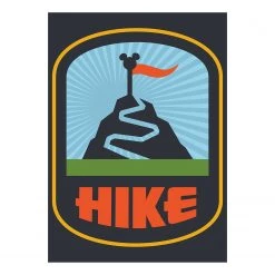 Komar Tableau déco Mickey Mouse Hike - Multicolore - Papier - 50 x 70 cm