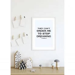 Komar Tableau déco Cinderella Quote - Multicolore - Papier - 50 x 70 cm -Décorations murales enfant Soldes 1000326012 220125 1504330022 MOOD DETAILS P000000001000326012 mood