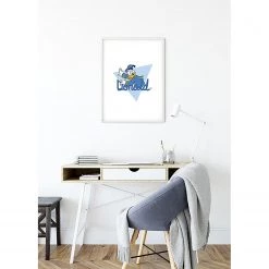 Komar Tableau déco Donald Duck Triangle - Multicolore - Papier - 50 x 70 cm -Décorations murales enfant Soldes 1000326013 220125 1504330023 MOOD DETAILS P000000001000326013 mood