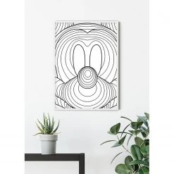 Komar Tableau déco Mickey Mouse Lines - Noir / Blanc - Papier - 50 x 70 cm -Décorations murales enfant Soldes 1000326016 220125 1504330022 MOOD DETAILS P000000001000326016 mood