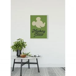 Komar Tableau déco Mickey Mouse Green Head - Vert / Noir - Papier - 50 x 70 cm -Décorations murales enfant Soldes 1000326017 220125 1504330022 MOOD DETAILS P000000001000326017 mood