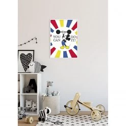 Komar Tableau déco Mickey Mouse Do it - Multicolore - Papier - 50 x 70 cm -Décorations murales enfant Soldes 1000326018 220125 1504340022 MOOD DETAILS P000000001000326018 mood
