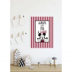Komar Tableau déco Mickey Mouse Laugh - Multicolore - Papier - 50 x 70 cm -Décorations murales enfant Soldes 1000326019 220125 1504330021 MOOD DETAILS P000000001000326019 mood