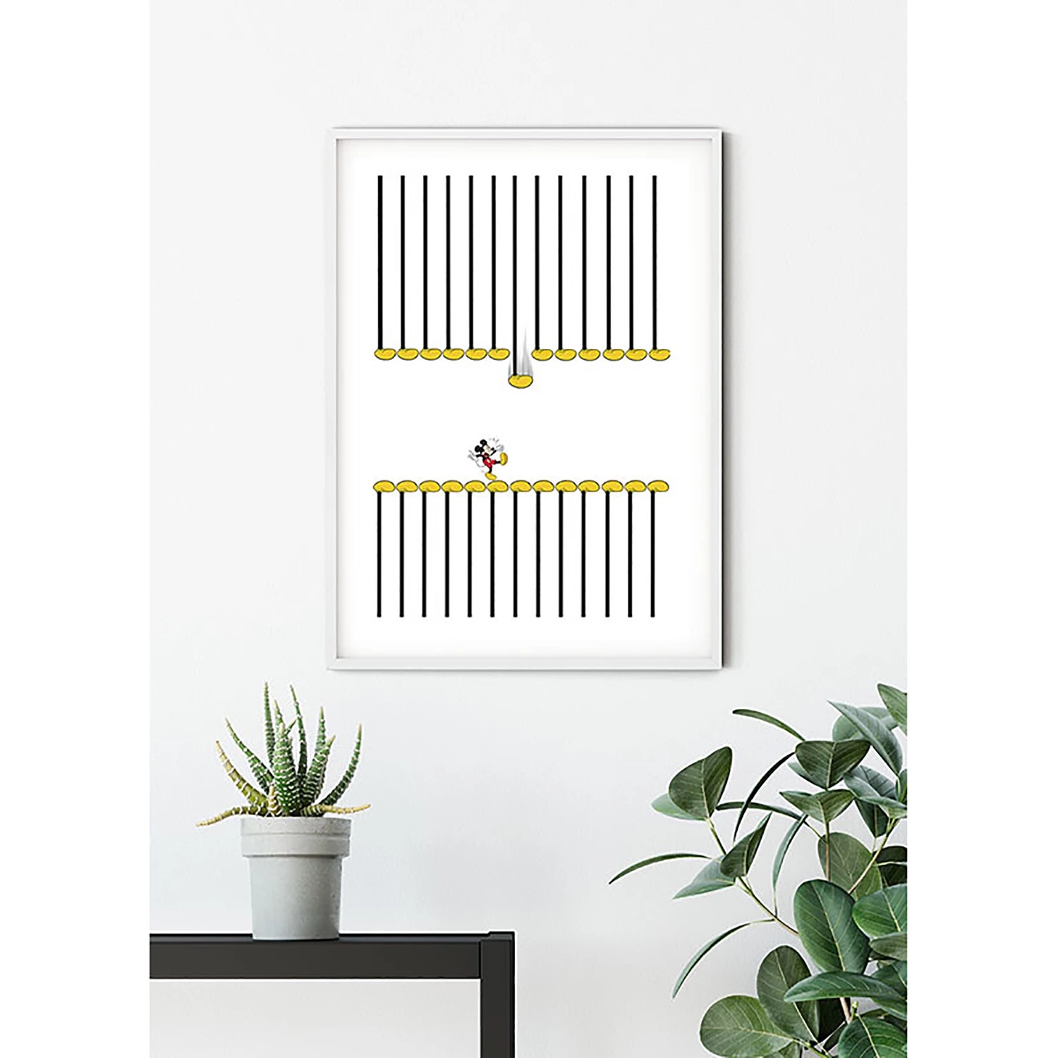 Komar Tableau déco Mickey Mouse Footlines - Noir / Blanc - Papier - 50 x 70 cm 5 Komar Tableau déco Mickey Mouse Footlines - Noir / Blanc - Papier - 50 x 70 cm – Image 5