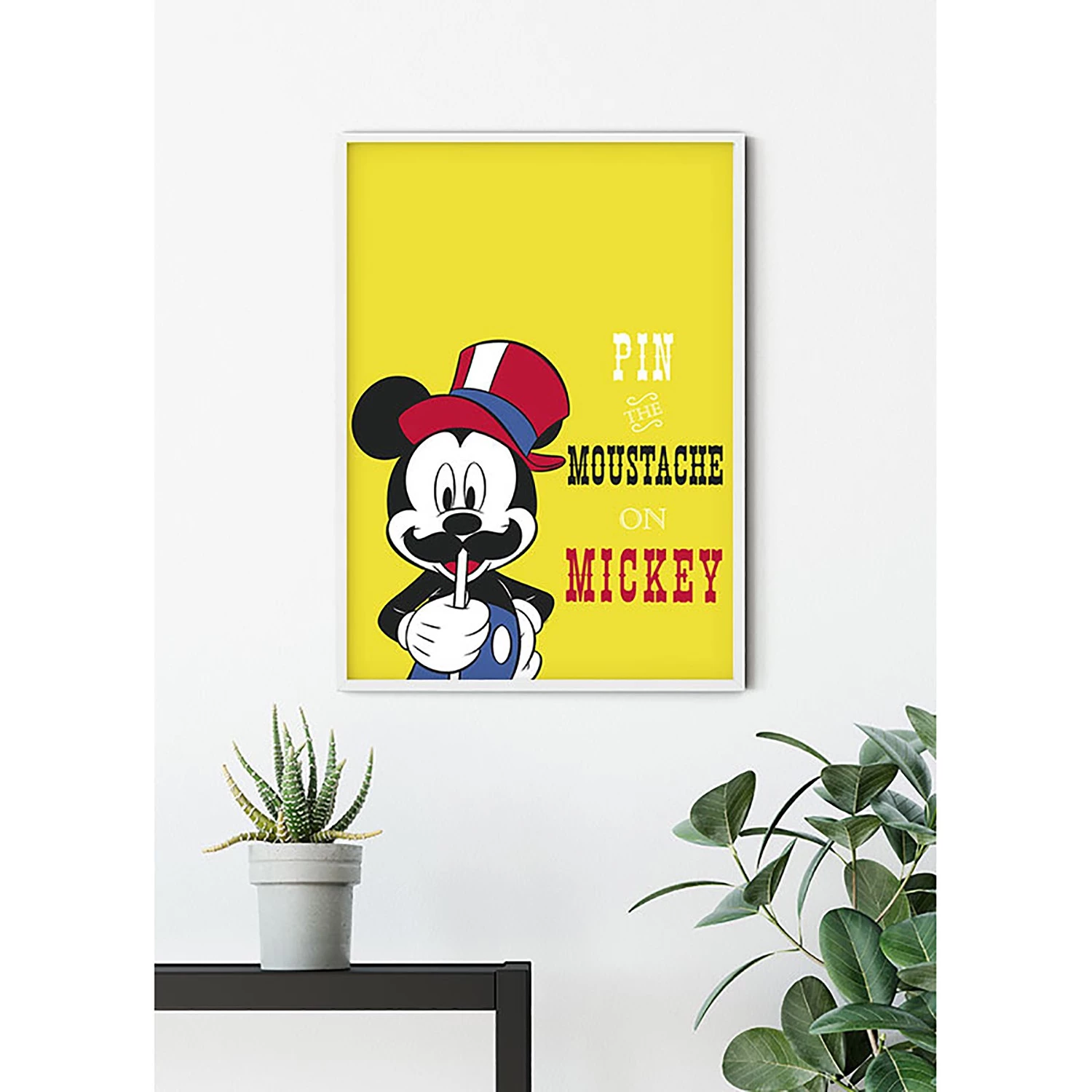 Komar Tableau déco Mickey Mouse Moustache - Multicolore - Papier - 50 x 70 cm 5 Komar Tableau déco Mickey Mouse Moustache - Multicolore - Papier - 50 x 70 cm – Image 5