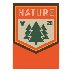 Komar Tableau déco Mickey Mouse Nature - Multicolore - Papier - 50 x 70 cm