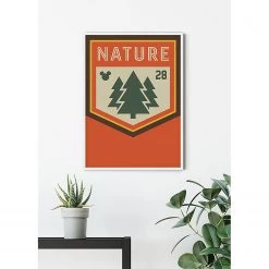 Komar Tableau déco Mickey Mouse Nature - Multicolore - Papier - 50 x 70 cm -Décorations murales enfant Soldes 1000326025 220125 1504350023 MOOD DETAILS P000000001000326025 mood