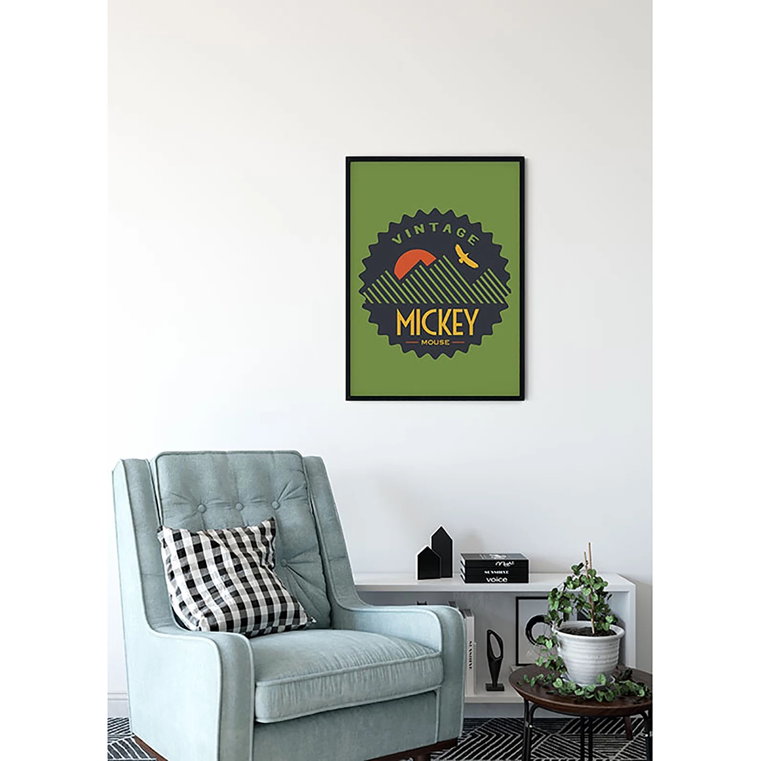 Komar Tableau déco Mickey Mouse Vintage - Multicolore - Papier - 50 x 70 cm 4 Komar Tableau déco Mickey Mouse Vintage - Multicolore - Papier - 50 x 70 cm – Image 4