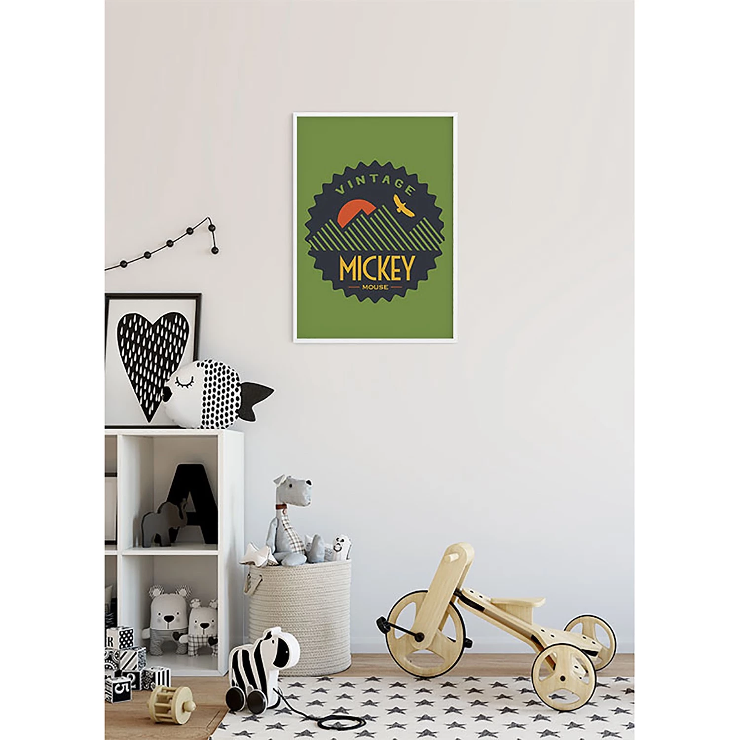 Komar Tableau déco Mickey Mouse Vintage - Multicolore - Papier - 50 x 70 cm 7 Komar Tableau déco Mickey Mouse Vintage - Multicolore - Papier - 50 x 70 cm – Image 7