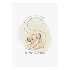 Komar Tableau déco S like Simba - Multicolore - Papier - 50 x 70 cm