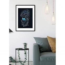 Komar Tableau déco Jasmin Stars - Multicolore - Papier - 50 x 70 cm -Décorations murales enfant Soldes 1000326033 220125 1504350024 MOOD DETAILS P000000001000326033 mood