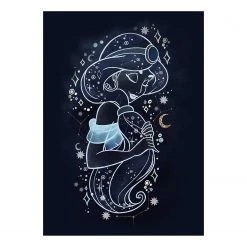 Komar Tableau déco Jasmin Stars - Multicolore - Papier - 50 x 70 cm