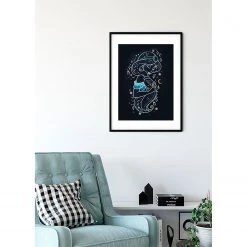 Komar Tableau déco Jasmin Stars - Multicolore - Papier - 50 x 70 cm -Décorations murales enfant Soldes 1000326033 220125 1504360020 MOOD DETAILS P000000001000326033 mood