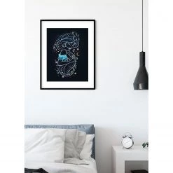 Komar Tableau déco Jasmin Stars - Multicolore - Papier - 50 x 70 cm -Décorations murales enfant Soldes 1000326033 220125 1504360021 MOOD DETAILS P000000001000326033 mood