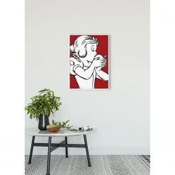 Komar Tableau déco Snow White Apple Bite red - Rouge / Blanc - Papier - 50 x 70 cm -Décorations murales enfant Soldes 1000326042 220125 1504370022 MOOD DETAILS P000000001000326042 mood