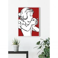 Komar Tableau déco Snow White Apple Bite red - Rouge / Blanc - Papier - 50 x 70 cm -Décorations murales enfant Soldes 1000326042 220125 1504380024 MOOD DETAILS P000000001000326042 mood