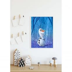 Komar Tableau déco Frozen Olaf Crystal - Multicolore - Papier - 50 x 70 cm -Décorations murales enfant Soldes 1000326047 220125 1504370022 MOOD DETAILS P000000001000326047 mood