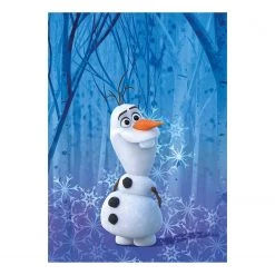 Komar Tableau déco Frozen Olaf Crystal - Multicolore - Papier - 50 x 70 cm
