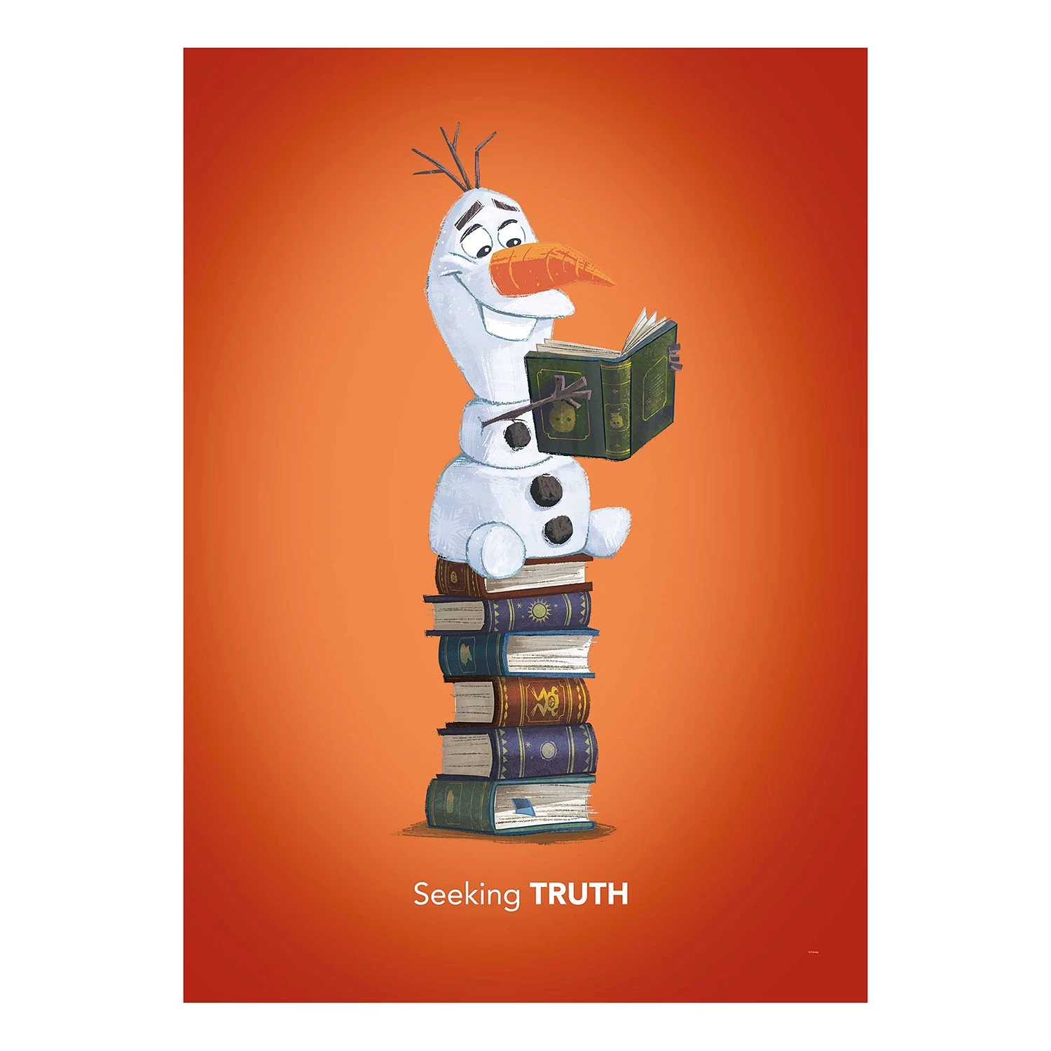 Komar Tableau déco Frozen Olaf Reading - Multicolore - Papier - 50 x 70 cm 1 Komar Tableau déco Frozen Olaf Reading - Multicolore - Papier - 50 x 70 cm