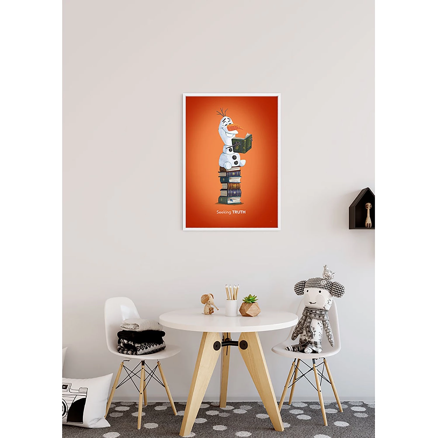 Komar Tableau déco Frozen Olaf Reading - Multicolore - Papier - 50 x 70 cm 5 Komar Tableau déco Frozen Olaf Reading - Multicolore - Papier - 50 x 70 cm – Image 5