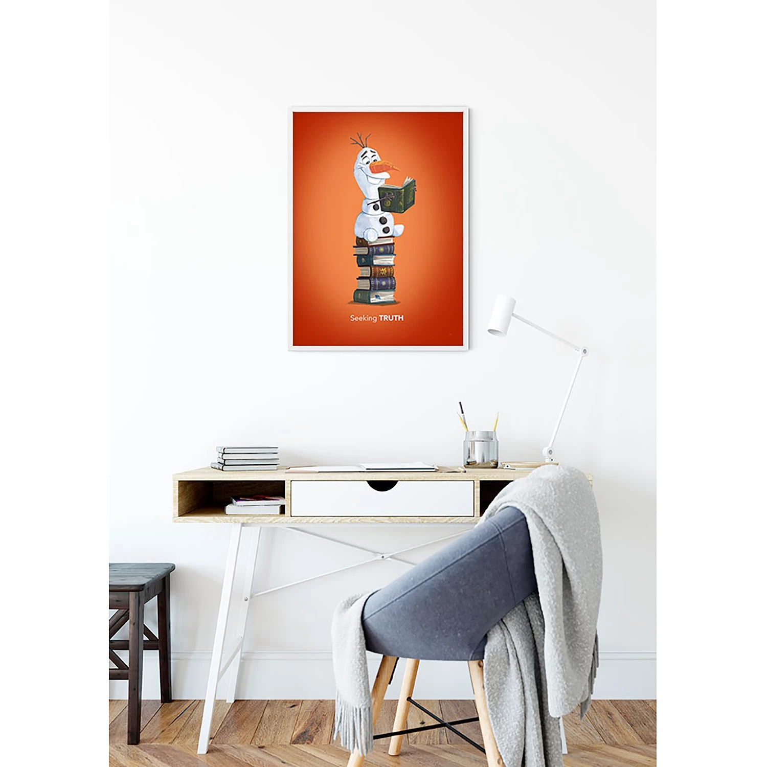 Komar Tableau déco Frozen Olaf Reading - Multicolore - Papier - 50 x 70 cm 7 Komar Tableau déco Frozen Olaf Reading - Multicolore - Papier - 50 x 70 cm – Image 7