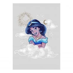 Komar Tableau déco Jasmin Clouds - Multicolore - Papier - 50 x 70 cm