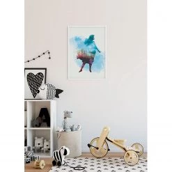 Komar Tableau déco Frozen Anna Aquarell - Multicolore - Papier - 50 x 70 cm -Décorations murales enfant Soldes 1000326053 220125 1504390020 MOOD DETAILS P000000001000326053 mood