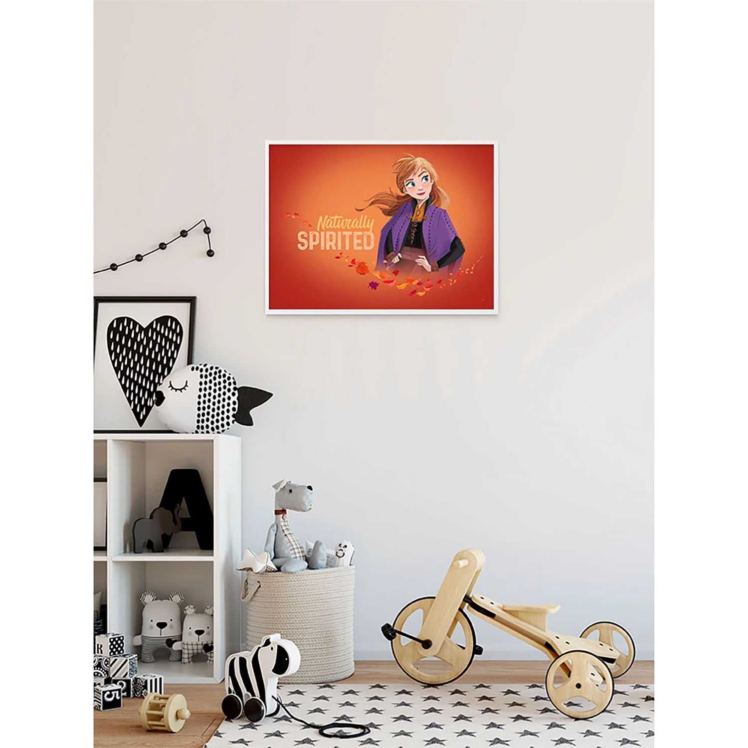 Komar Tableau déco Frozen 2 Anna Autumn Spirit - Rouge / Violet - Papier - 70 x 50 cm 4 Komar Tableau déco Frozen 2 Anna Autumn Spirit - Rouge / Violet - Papier - 70 x 50 cm – Image 4