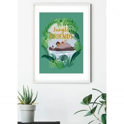 Komar Tableau déco Jungle Book Friends - Multicolore - Papier - 50 x 70 cm -Décorations murales enfant Soldes 1000326056 220125 1504400023 MOOD DETAILS P000000001000326056 mood