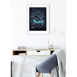 Komar Tableau déco Jasmin Dreaming - Multicolore - Papier - 50 x 70 cm -Décorations murales enfant Soldes 1000326057 220125 1504410023 MOOD DETAILS P000000001000326057 mood