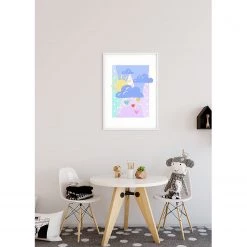 Komar Tableau déco Winnie Pooh Clouds - Multicolore - Papier - 50 x 70 cm -Décorations murales enfant Soldes 1000326058 220125 1504410023 MOOD DETAILS P000000001000326058 mood
