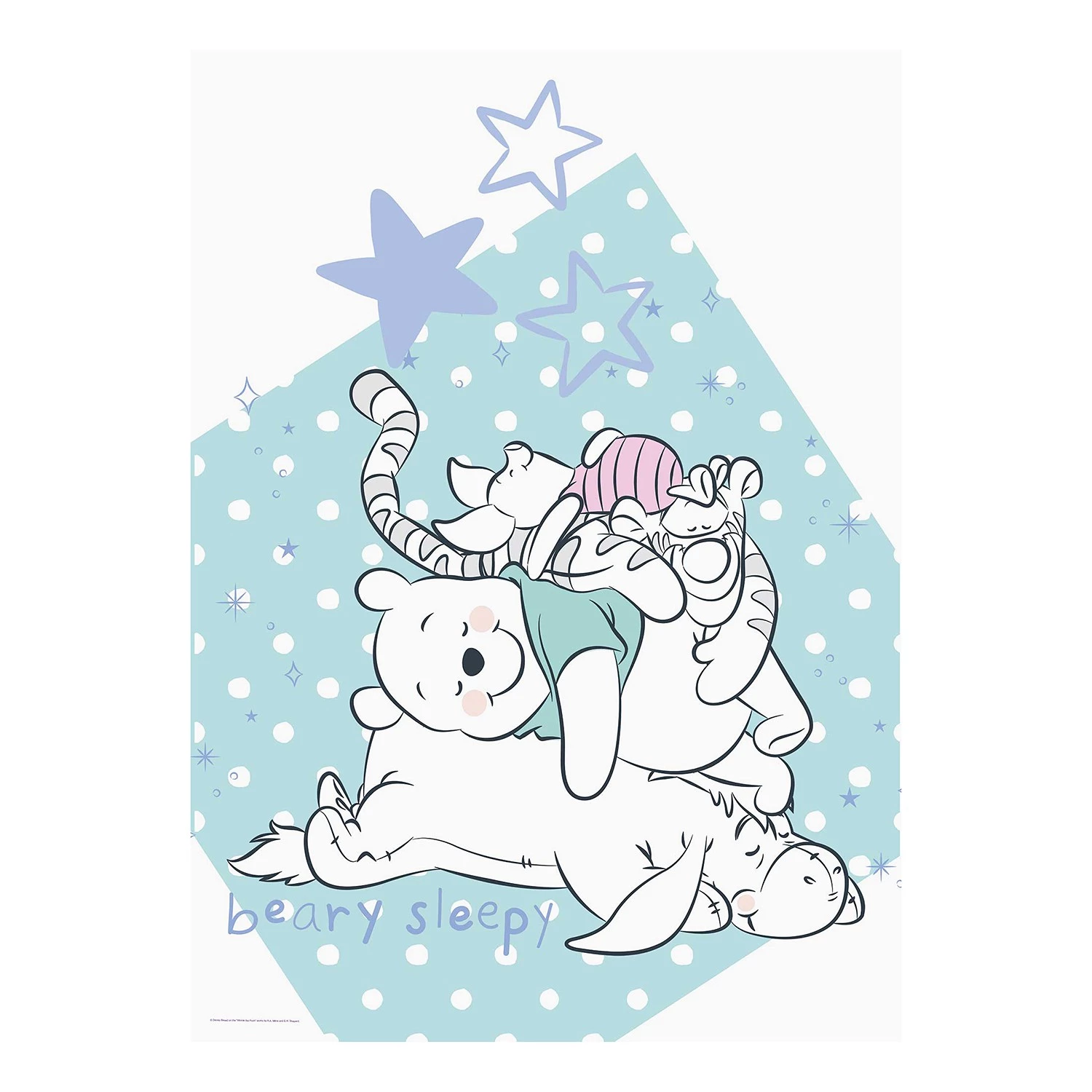 Komar Tableau déco Winnie Pooh Beary Sleepy - Multicolore - Papier - 50 x 70 cm 1 Komar Tableau déco Winnie Pooh Beary Sleepy - Multicolore - Papier - 50 x 70 cm