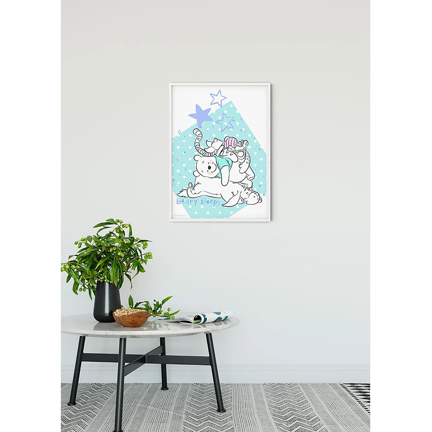 Komar Tableau déco Winnie Pooh Beary Sleepy - Multicolore - Papier - 50 x 70 cm 4 Komar Tableau déco Winnie Pooh Beary Sleepy - Multicolore - Papier - 50 x 70 cm – Image 4