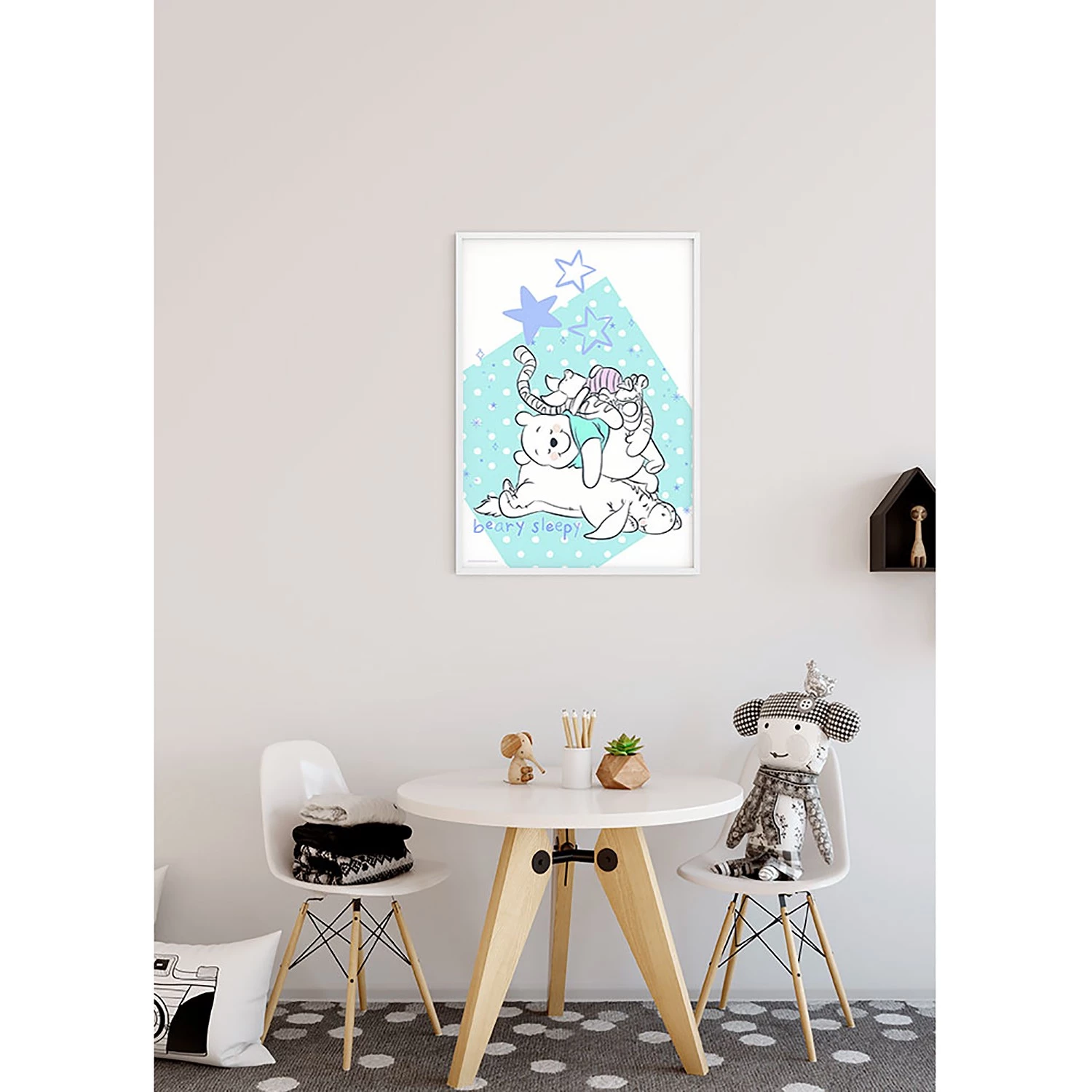 Komar Tableau déco Winnie Pooh Beary Sleepy - Multicolore - Papier - 50 x 70 cm 6 Komar Tableau déco Winnie Pooh Beary Sleepy - Multicolore - Papier - 50 x 70 cm – Image 6