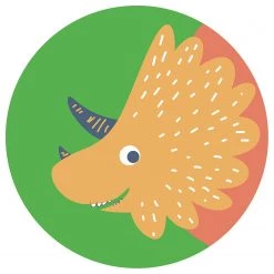 Komar Papier peint Little Dino Trice - Adhésif