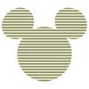 Komar Papier peint Mickey Head Stripes - Adhésif