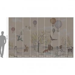 Komar Papier peint Forest Expedition -Décorations murales enfant Soldes 1000353187 220610 500 SKETCH DETAILS P000000001000353187 sketch