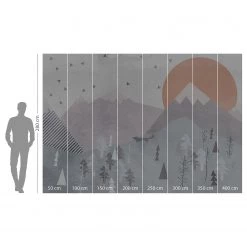 Komar Papier peint Fox Journey -Décorations murales enfant Soldes 1000353191 220610 500 SKETCH DETAILS P000000001000353191 sketch