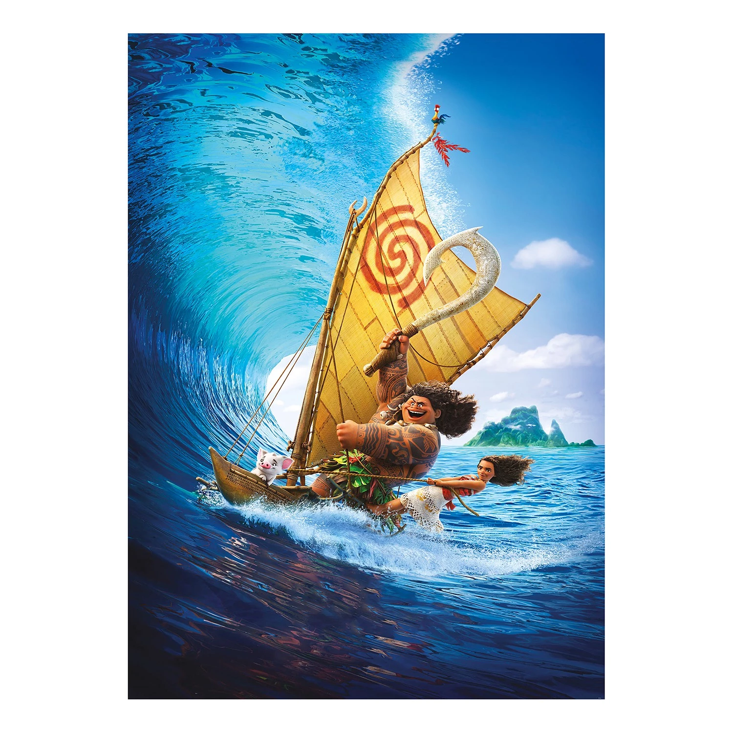Komar Papier peint Moana Ride the Wave 1 Komar Papier peint Moana Ride the Wave