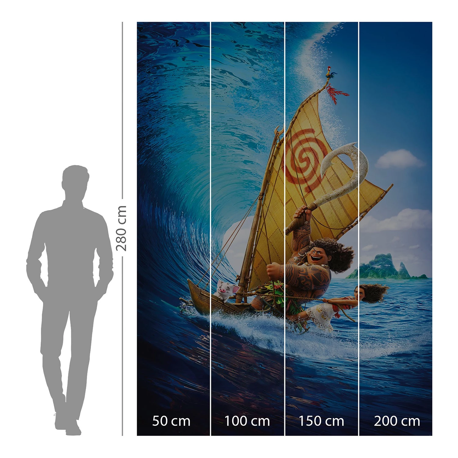 Komar Papier peint Moana Ride the Wave 4 Komar Papier peint Moana Ride the Wave – Image 4