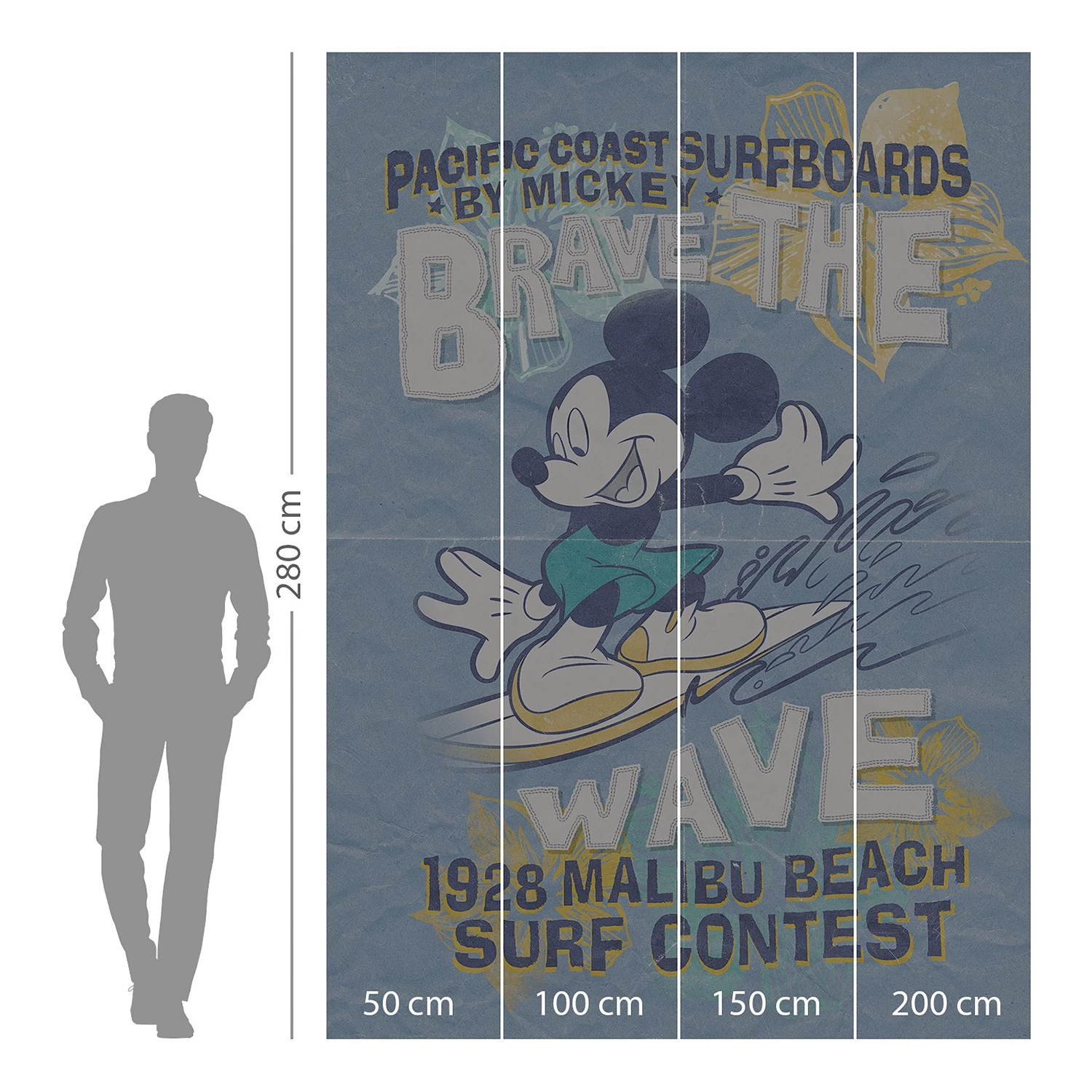 Komar Papier peint Mickey Brave the Wave 4 Komar Papier peint Mickey Brave the Wave – Image 4