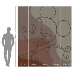 Komar Papier peint Mickey Line Drawing -Décorations murales enfant Soldes 1000353215 220610 500 SKETCH DETAILS P000000001000353215 sketch