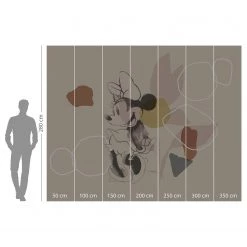 Komar Papier peint Minnie Soft Shapes -Décorations murales enfant Soldes 1000353217 220610 500 SKETCH DETAILS P000000001000353217 sketch