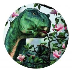 Komar Papier peint Iguanodon eating Flowers - Adhésif