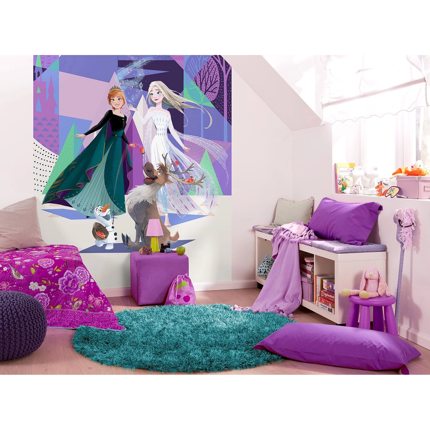 Komar Papier peint Frozen Abstract Arendelle 2 Komar Papier peint Frozen Abstract Arendelle – Image 2