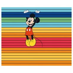 Komar Papier peint Mickey Magic Rainbow
